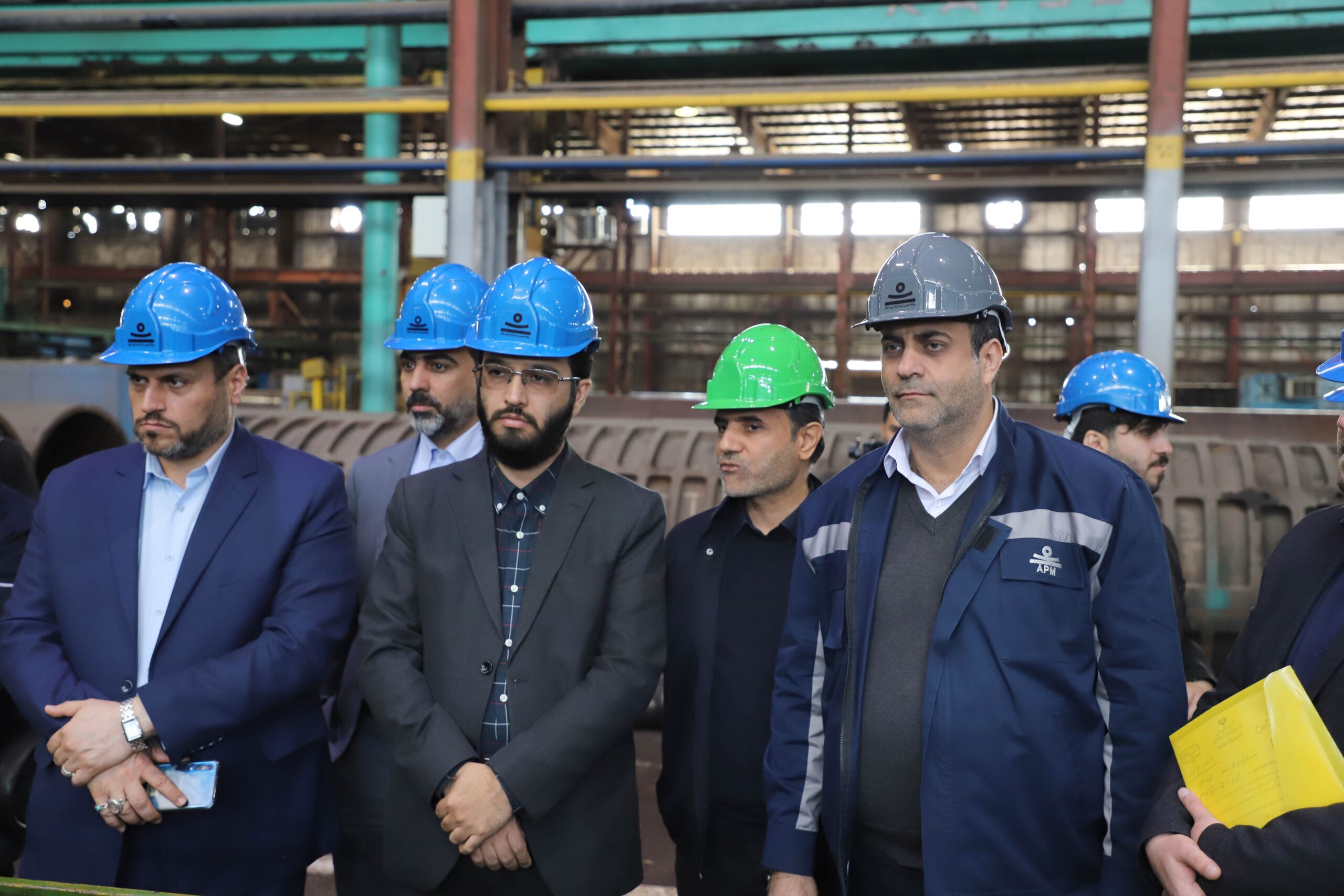 بازدید هیئت بازرسی وزارت تعاون، کار و رفاه اجتماعی از شرکت لوله‌سازی اهواز