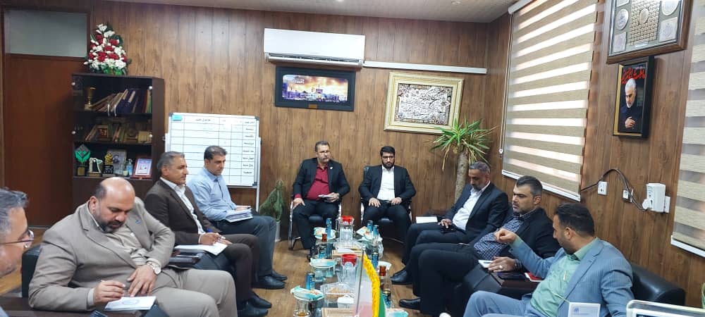 نشست فرماندار شهرستان حمیدیه با مدیرعامل آبفا اهواز برگزار شد