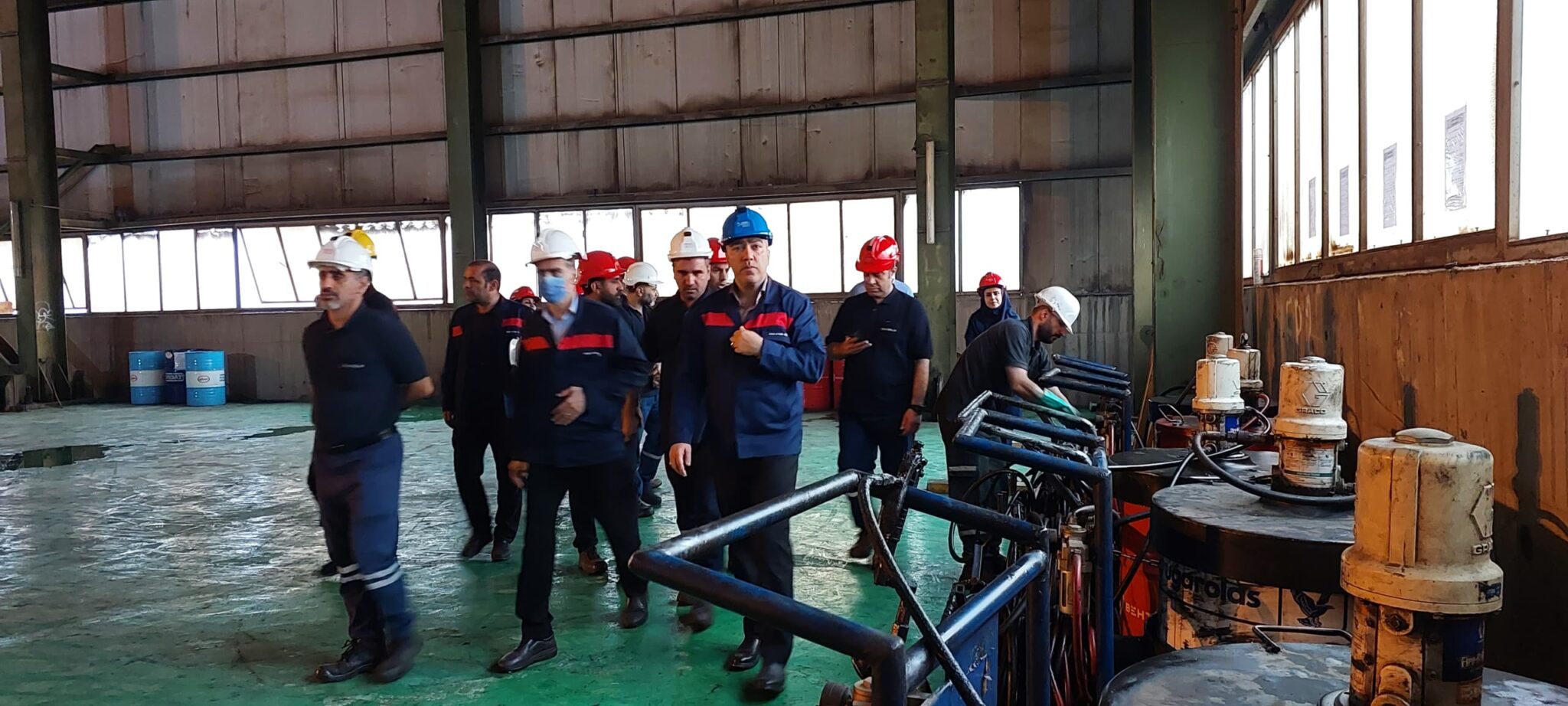 گشت VIP در شرکت فولاد اکسین خوزستان برگزار شد