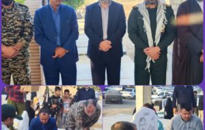 شرکت شهردار ویس در آیین غبار رویی مزار شهدا