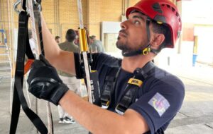 پالایش گاز هویزه مهارت کارکنان در عملیات ارتفاع را ارتقا داد